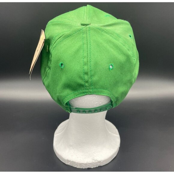 Vintage John Deere Snapback Hat Cap Stubblefield Implement Alton MO Green Patch - Picture 4 of 10